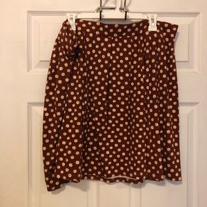 Polka dot skater skirt